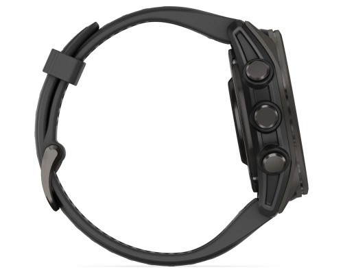 Смарт-годинник Garmin fenix 8 43mm, AMOLED, Saph, CrbnGry Ti/Blk, Blk/PebblGryBnd, (010-02903-21)
