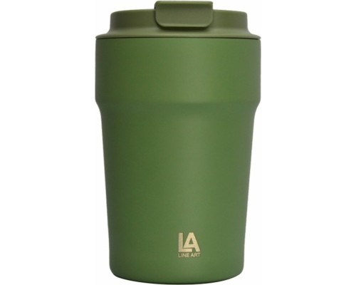 Термокружка Line Art Rhodes 380 мл оливковий (60022322LA-31)