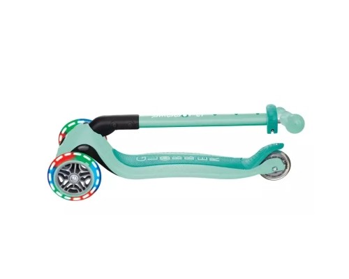 Самокат Globber Primo Foldable Lights колеса з підсвіткою до 50 кг 3+ М'ятний (432-206-3)