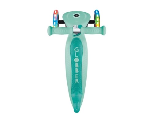 Самокат Globber Primo Foldable Lights колеса з підсвіткою до 50 кг 3+ М'ятний (432-206-3)