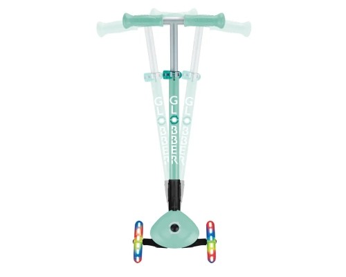 Самокат Globber Primo Foldable Lights колеса з підсвіткою до 50 кг 3+ М'ятний (432-206-3)