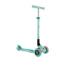 Самокат Globber Primo Foldable Lights колеса з підсвіткою до 50 кг 3+ М'ятний (432-206-3)