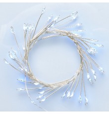 Гірлянда YES! Fun Кластер на мідному дроті 50 LED Холодно-біла 1 м Статична Батарейки (975018)