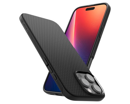 Чохол до мобільного телефона Spigen iPhone 16 Pro Max Liquid Air Matte Black (ACS07988)