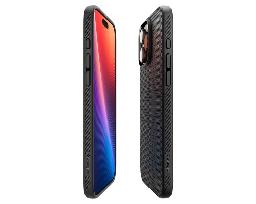 Чохол до мобільного телефона Spigen iPhone 16 Pro Max Liquid Air Matte Black (ACS07988)