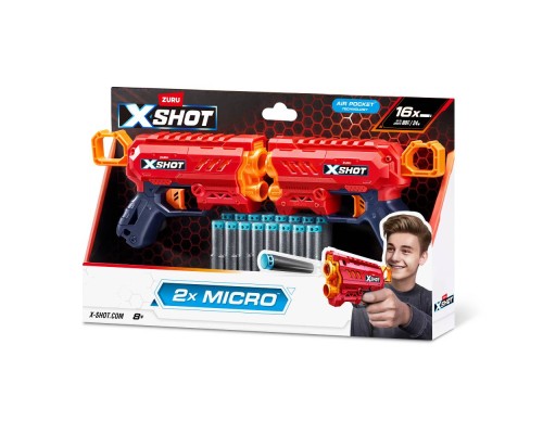 Іграшкова зброя Zuru Набір бластерів X-Shot Excel Double micro 2.0 (36727R)