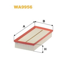 Повітряний фільтр для автомобіля Wixfiltron WA9956
