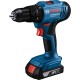 Шуруповерт Bosch GSB 183-LI 18V, 2х2Ah, 21-56Нм, 374-1815 об/хв, кейс, 1.2кг (0.601.9K9.100)