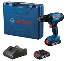 Шуруповерт Bosch GSB 183-LI 18V, 2х2Ah, 21-56Нм, 374-1815 об/хв, кейс, 1.2кг (0.601.9K9.100)