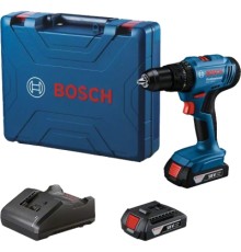 Шуруповерт Bosch GSB 183-LI 18V, 2х2Ah, 21-56Нм, 374-1815 об/хв, кейс, 1.2кг (0.601.9K9.100)