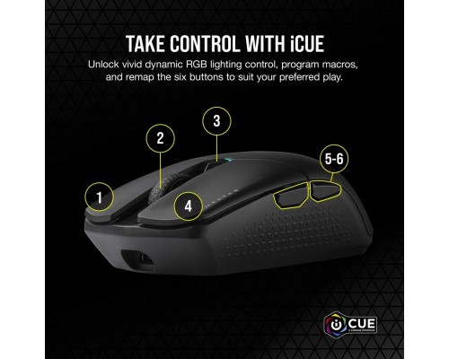 Мишка Corsair Katar Elite Wireless Black (CH-931C111-EU)
