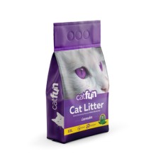 Наповнювач для туалету Catfun бентонітовий з ароматом лаванди 10 л (8683655071483)