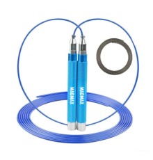 Скакалка MadMax MFA-286 Speed jump rope швидкісна Блакитна (MFA-286-BLU-U)