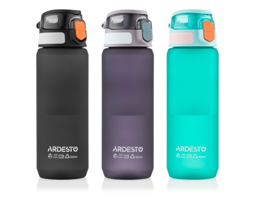 Пляшка для води Ardesto Matte 800мл блакитний (AR2281MB)