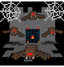 Картина по номерам Santi Майнкрафт Печера з павуками 25х25см (955473)