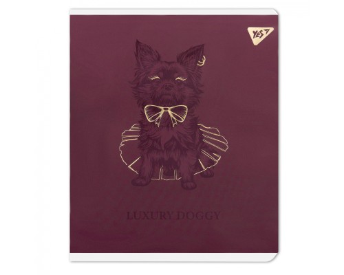 Зошит Yes Luxure doggy А5 24 аркушів клітинка (767539)