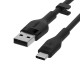 Дата кабель USB 2.0 AM to Type-C 3.0m 15W Black Belkin (CAB008BT3MBK)