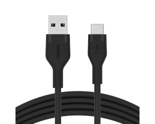 Дата кабель USB 2.0 AM to Type-C 3.0m 15W Black Belkin (CAB008BT3MBK)