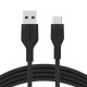 Дата кабель USB 2.0 AM to Type-C 3.0m 15W Black Belkin (CAB008BT3MBK)