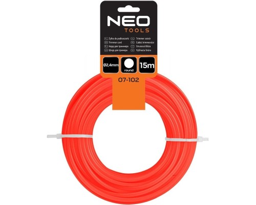 Жилка косильна Neo Tools 2.4мм, 15м (07-102)