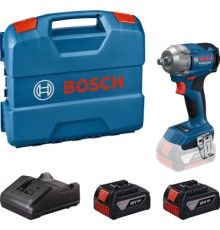 Гайковерт Bosch GDS 18V-350 18V, 2x4Ah, до 3400об/хв, 85/200/350Нм, квадрат 1/2