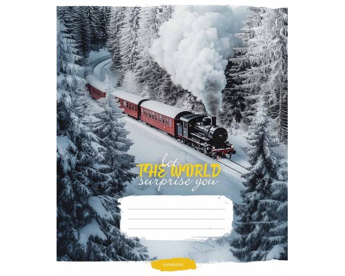 Зошит Школярик Let the world surprise you 60 аркушів клітинка (060-3548K)