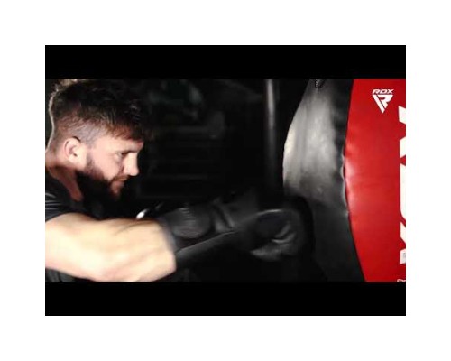 Боксерські рукавички RDX F15 Noir Matte Black 14 унцій (BGR-F15MB-14oz)