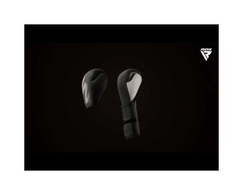 Боксерські рукавички RDX F15 Noir Matte Black 14 унцій (BGR-F15MB-14oz)