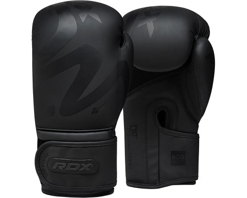 Боксерські рукавички RDX F15 Noir Matte Black 14 унцій (BGR-F15MB-14oz)