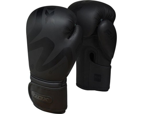 Боксерські рукавички RDX F15 Noir Matte Black 14 унцій (BGR-F15MB-14oz)