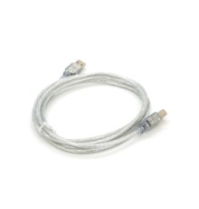 Кабель для принтера USB 2.0 AM/BM 1.8m transparent Voltronic (YT-AM/BM-1.8T)
