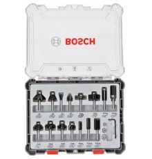 Набір фрез Bosch Professional комбінованих, 8мм, 15шт (2.607.017.472)