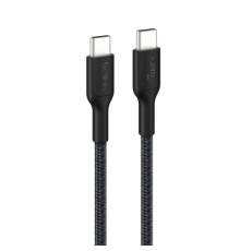 Дата кабель USB-C to USB-C 1.0m 240W black Belkin (CAB025HQ1MBK)