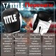 Боксерські рукавички Title Boxing Dynamic Strike Black/White 12 oz (XDBG 12 BK/WH)