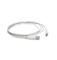 Дата кабель USB 2.0 AM to Micro 5P 1.5m white Voltronic (YT-AM/Mc-1.5Wt/20128)