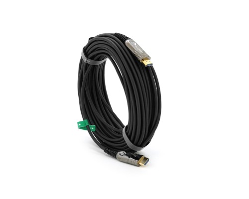 Кабель мультимедійний HDMI M to HDMI M 20.0m V2.0 4K UHD black VEGGIEG (YT-HDMI(M)/(M)HA-20/19719)