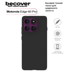 Чохол до мобільного телефона BeCover Motorola Edge 60 Pro Black (713774)