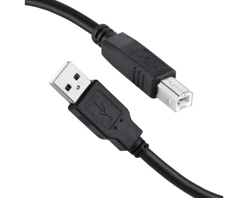 Кабель для принтера USB 2.0 AM/BM 2.0m black ColorWay (CW-CBUB072-BK)