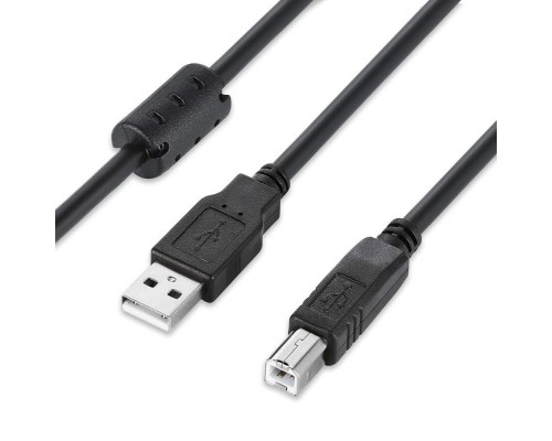 Кабель для принтера USB 2.0 AM/BM 2.0m black ColorWay (CW-CBUB072-BK)