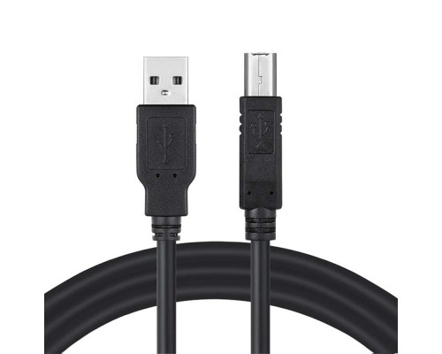 Кабель для принтера USB 2.0 AM/BM 2.0m black ColorWay (CW-CBUB072-BK)