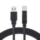 Кабель для принтера USB 2.0 AM/BM 2.0m black ColorWay (CW-CBUB072-BK)