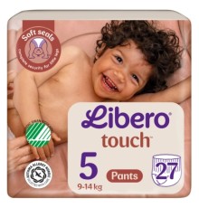 Підгузки Libero Touch Pants Розмір 5 (9-14 кг) 27 шт (7322542265109)