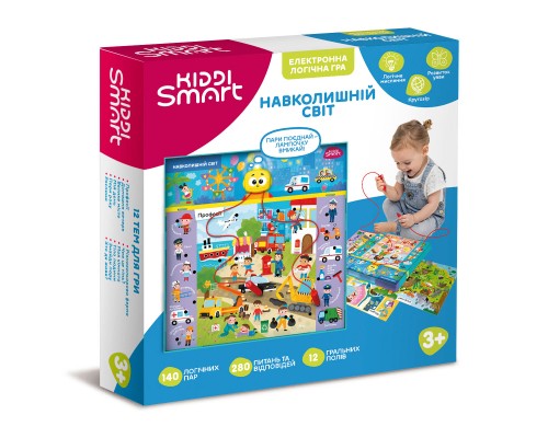Настільна гра Kiddi Smart Вікторина Навколишній світ S2 (157-A-0022-UA)