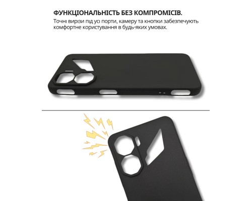 Чохол до мобільного телефона BeCover Silicone Nubia Neo 3 5G Black (714691)