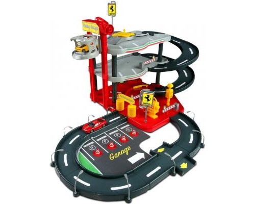 Ігровий набір Bburago Гараж Ferrari (3 рівні, 2 машинки 1:43) (18-31204)