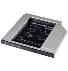 Фрейм-перехідник Grand-X HDD 2.5'' to notebook 9.5 mm ODD SATA3 (HDC-26)