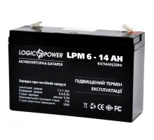 Батарея до ДБЖ LogicPower LPM 6В 14 Ач (4160) 