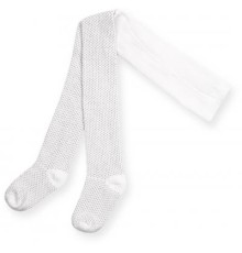 Колготки дитячі Bibaby для дівчаток в крапочку білі (68001-92/G-white)