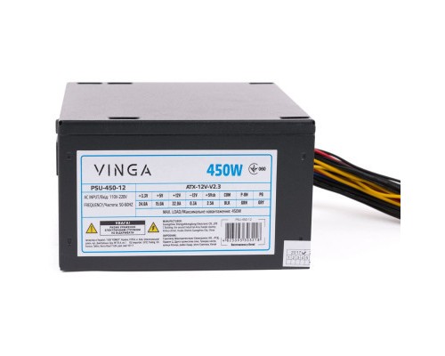 Блок живлення Vinga 450W ОЕМ (PSU-450-12)