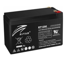 Батарея до ДБЖ Ritar AGM RT1290B, 12V-9Ah, Black (RT1290B) 